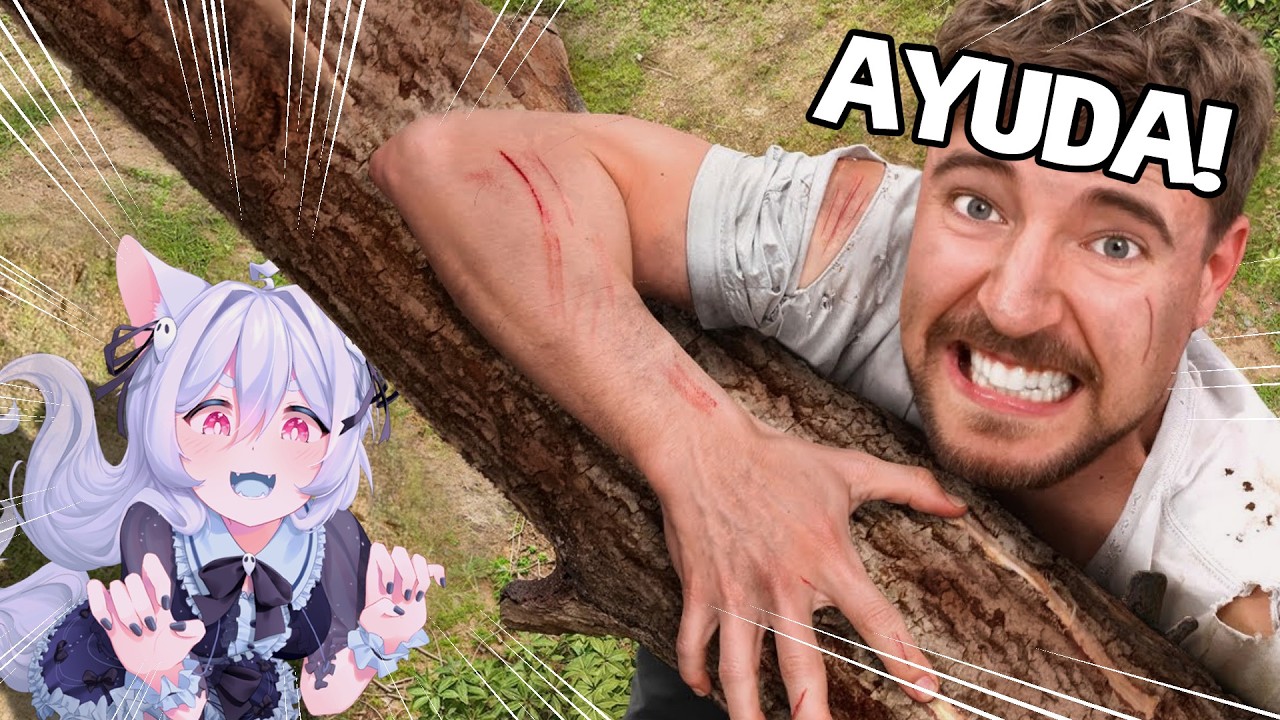 Sobreviviendo en el Bosque?? 😯 | PookyBoo reacciona a Mr Beast