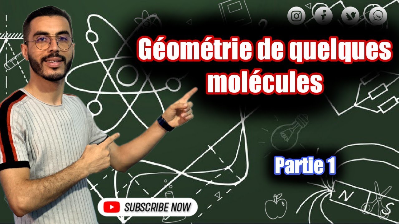 Tronc commun: Géométrie de quelques molécules__ Partie 1