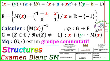 Structures Algébriques - Morphisme de Groupe - Examen Blanc SM - [Exercice 14]