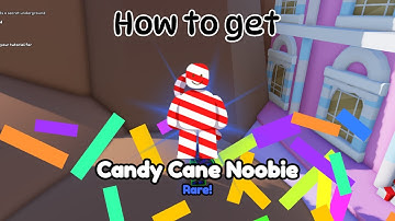 How to get Candy Cane Noobie in Find The Noobies Morphs (Roblox)