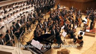 Miniatura de vídeo de "Terpujilah Allah - Vox Angelorum and Cherubim Orchestra - Aula Simfonia Jakarta"