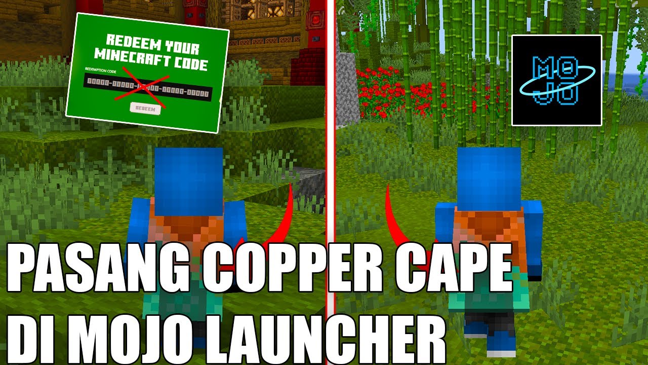 Как получить медный плащ в Minecraft без кода погашения (Mojo Launcher Android)