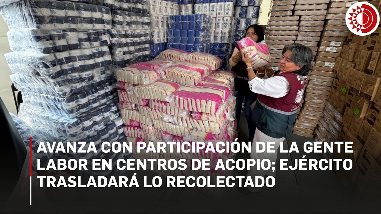 Instalan 32 centros de acopio en CDMX para personas afectadas por ...