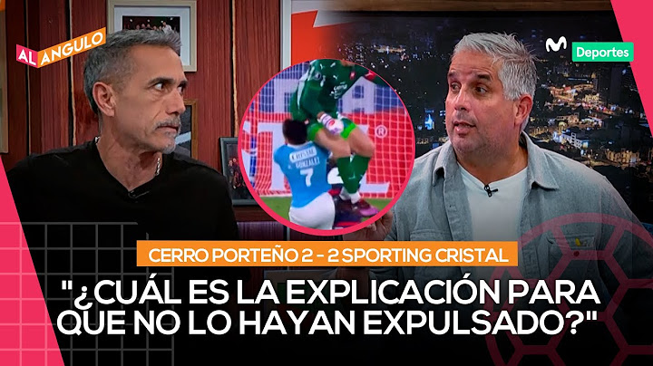 CERRO PORTEÑO 2-2 CRISTAL: POLÉMICA EN LA ÚLTIMA JUGADA ¿FALTA AL 'SANTI' GONZÁLES? | AL ÁNGULO ⚽🥅