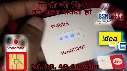 #Airtel Router unlock Jio sim  and any sim use in airtel router Full details|| Alacatel apk use