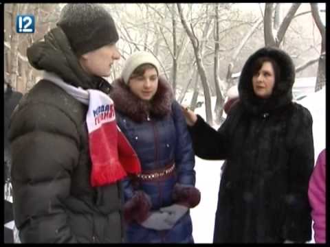 Акция против комендантского часа в студенческом общежитии Омска