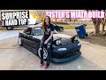 Bodykit Install  & SURPRISE OEM HARD TOP! - Little Sister's Miata Build Pt. 10