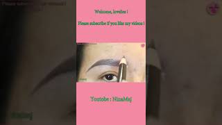 Perfect Eyebrows in 3 Minutes #eyebrows #makeup #beautiful #brows