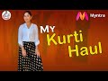 My Latest Kurti Collection Haul | Myntra Kurti Haul | Online Kurti Shopping | Myntra Sale Haul