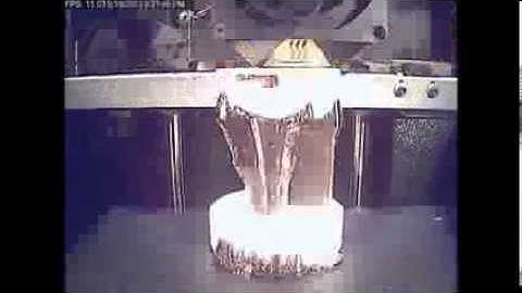 3D Printed Virginia Tech Hokie Bird - Stratasys Dimension Timelapse