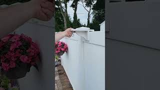 Hanging Basket Brackets for PVC Fence
