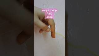 magic loop, ring, circle with half double crochet #crochet #ytshorts #shorts #youtube #trending