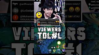 Viewers pada tol*l banget dah heran🗿#shorts #stevenage #mobilelegends