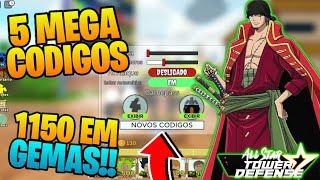 11 MEGA CÓDIGOS COM 1130+ GEMAS PARA O ALL STAR TOWER DEFENSE - GG