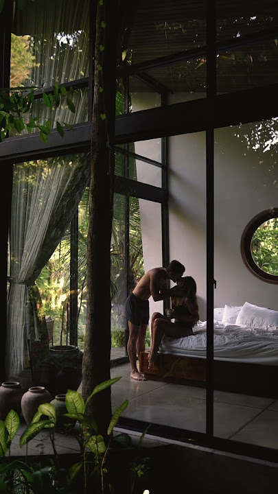 Couple Goals in our AirBnB in Bali 🌿