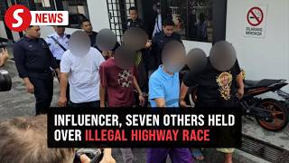 Motorsports influencer among eight remanded over Johor highway race