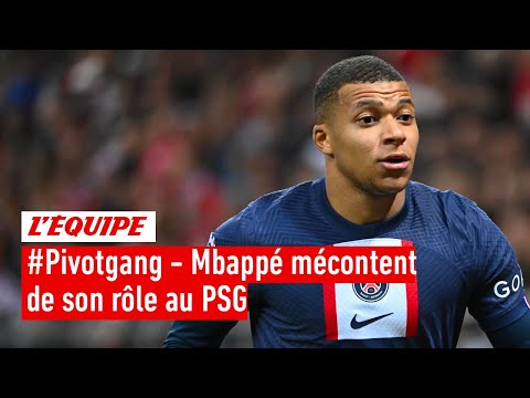 "#PivotGang": Mbappé unhappy with his role at PSG, do you get it?