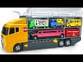 トミカ☆ミニカー開封チェック!救急車・工事車・はたらく車がコンボイに集結☆Tomica Mini Cars☆ Emergency & Construction Vehicles Convoy