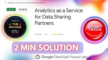 Analytics as a Service for Data Sharing Partners | #GSP1042 | #shorttrick #arcade