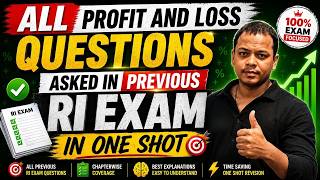 RI MATH Day 6🚀 | Top Selected Questions from Latest TCS Pattern I PROFIT AND LOSS ONE SHOT|