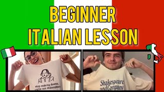 Beginner Italian lesson with Harry! 🇮🇹 Italiano A1