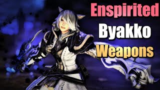 All Enspirited Byakko Weapons - Crafted/Market Board