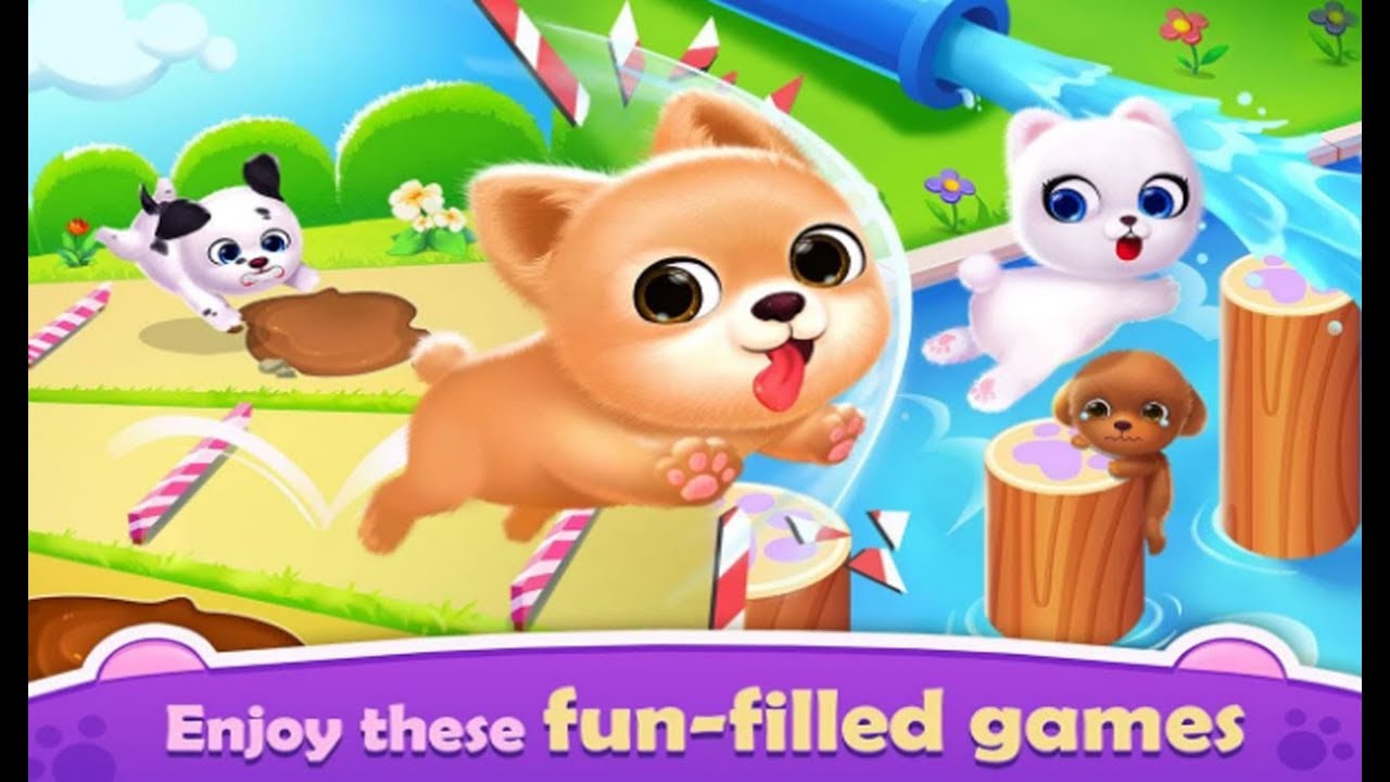 Fun Baby Care Kids Game Cute Pet Dog Care Games Learn Play Fun My
