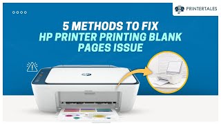 5 Methods to Fix HP Printer Printing Blank Pages Issue | Printer Tales