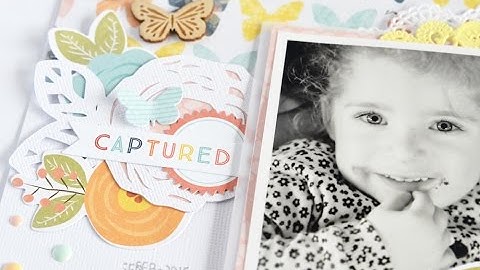 Scrapbooking Process - Cocoa Vanilla Studio; You are my Sunshine