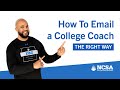 How to Email a College Coach