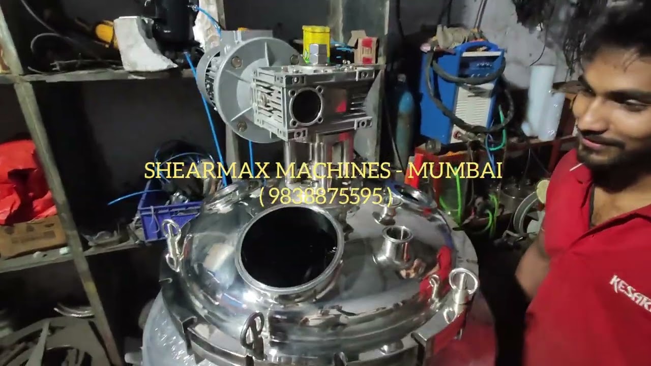 250 Ltrs. Jacketed Vessel For Cosmetics Production.