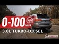 2020 Jeep Grand Cherokee diesel 0-100km/h & engine sound