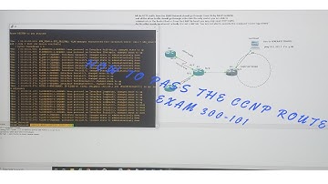 How to Pass the CCNP ROUTE EXAM 300-101