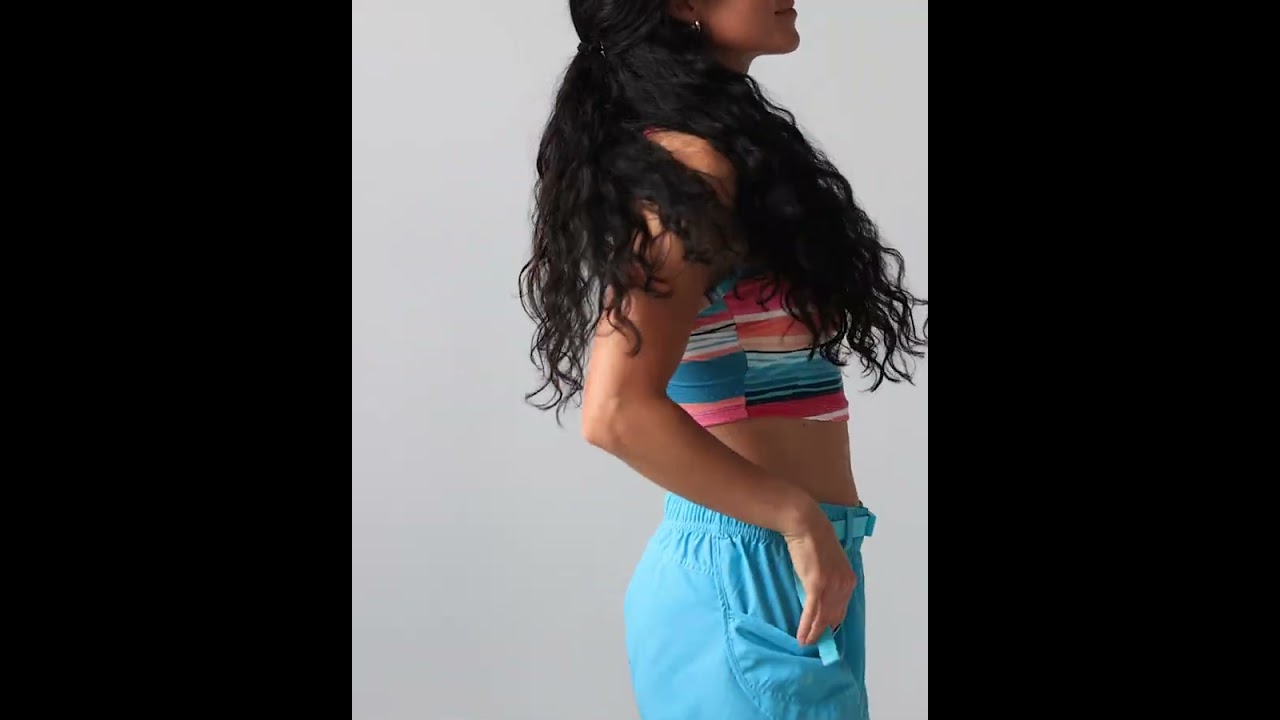 Preview of Nani Swimwear Scoop Neck Crop Swimsuit Top - Women's Video