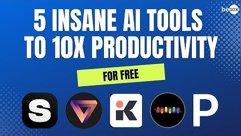 5 Insane AI Tools To 10X Productivity! 🚀🔥 Be10x