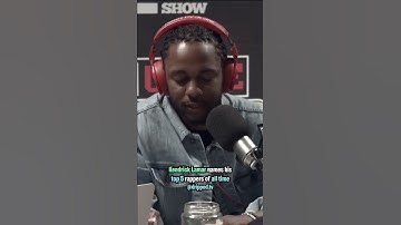 Thumbnail of Kendrick Lamar Names His Top 5 Rappers Ever 👑