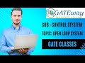 GATE Control system - Open loop system #education #exam #gate