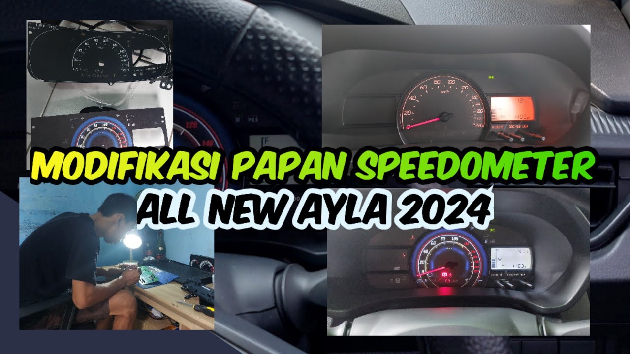 MODIFIKASI SPEEDOMETER AYLA 2024 DI KARAWACI TANGERANG || BISA PASANG DI RUMAH JUGA