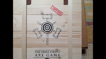 Unboxing and first test: The Small Viking Axe Game at Malta Archery