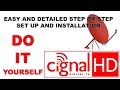 How to install Cignal HD (detailed)