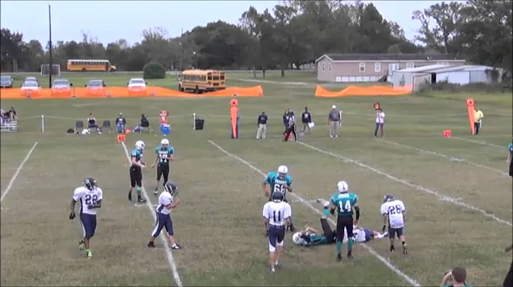 Ryan Hartzog #7  QB Sharks Six Man Football Sophom...