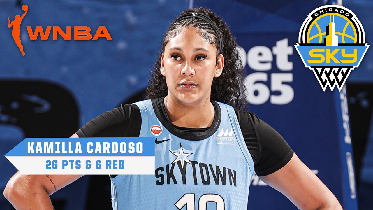 Kamilla Cardoso drops 26 PTS in Sky’s win over Sun 🔥 | WNBA on ESPN