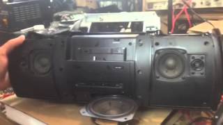 Sirius SUBX1 Boombox disassembly  Obaid's electronics