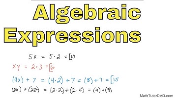 05 - Evaluating Algebraic Expressions, Part 1