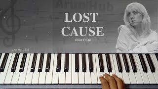 Billie Eilish - Lost Cause  | How to play in Keyboard By Arun | Karaoke | Lyrics