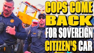 SOVEREIGN Citizen Gets TICKETED & TOWED !!!