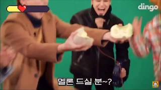 ATEEZ Jongho VS Fruits (Jongho breaking fruits compilation) screenshot 3