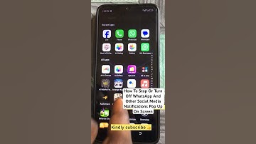 How To Stop Or Turn Off WhatsApp Notifications Pop Up On Screen And Other Social Media #how #howto
