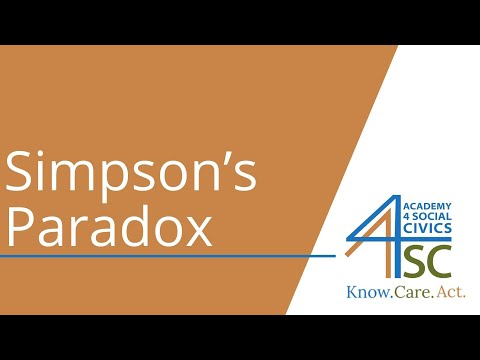 Simpson’s Paradox: When