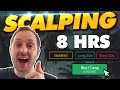 Live Crypto Scalping for 8 Hours (100% Win Rate)